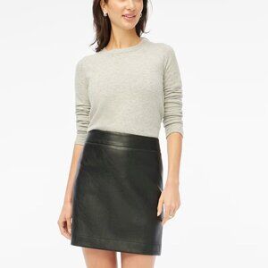 J Crew Faux Leather Mini Skirt | Size 10